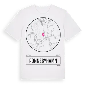 Ronnebyhamn t-shirt – ekologisk bomull t-shirt från Pinshirt