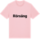 Pink Cotton t-shirt med Rörsäng fetstil t-shirt