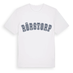 Rörstorp college t-shirt – ekologisk bomull t-shirt från Pinshirt