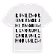 Rumlemo ordlek t-shirt