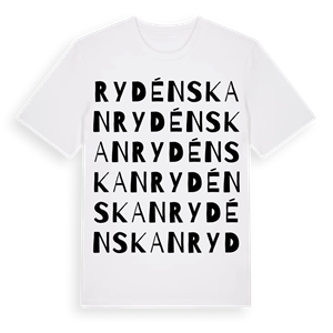 Rydénskan ordlek t-shirt – ekologisk bomull t-shirt från Pinshirt