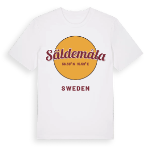 Säldemåla cirkel t-shirt – ekologisk bomull t-shirt från Pinshirt