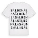 Säldemåla ordlek t-shirt