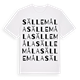 Sällemåla ordlek t-shirt