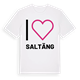 White t-shirt med Jag älskar Saltäng t-shirt stort tryck