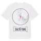 White t-shirt med Saltö Torg t-shirt