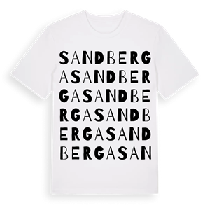Sandberga ordlek t-shirt – ekologisk bomull t-shirt från Pinshirt