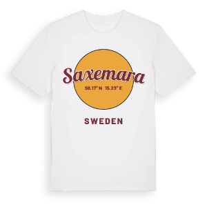 Saxemara cirkel t-shirt – ekologisk bomull t-shirt från Pinshirt