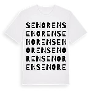 Senoren ordlek t-shirt – ekologisk bomull t-shirt från Pinshirt