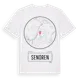White t-shirt med Senoren t-shirt