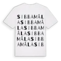 Sibbamåla ordlek t-shirt