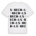 Signedal ordlek t-shirt
