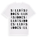 Sillnäsudde ordlek t-shirt