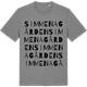 Mid Heather Gray t-shirt med Simmenagården ordlek t-shirt