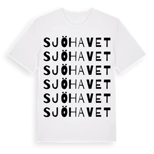 Sjöhavet ordlek t-shirt – ekologisk bomull t-shirt från Pinshirt