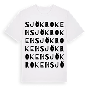 Sjökroken ordlek t-shirt – ekologisk bomull t-shirt från Pinshirt