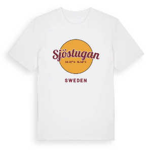 Sjöstugan cirkel t-shirt – ekologisk bomull t-shirt från Pinshirt