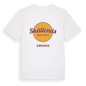 Skällenäs cirkel t-shirt – ekologisk bomull t-shirt från Pinshirt
