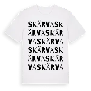 Skärva ordlek t-shirt – ekologisk bomull t-shirt från Pinshirt
