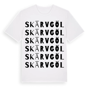 Skärvgöl ordlek t-shirt – ekologisk bomull t-shirt från Pinshirt