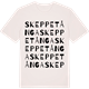Vintage White t-shirt med Skeppetånga ordlek t-shirt