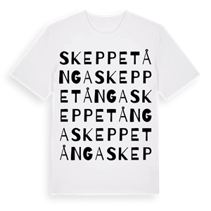 Skeppetånga ordlek t-shirt – ekologisk bomull t-shirt från Pinshirt