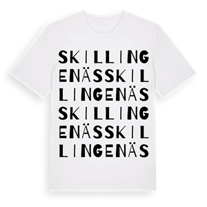 Skillingenäs ordlek t-shirt – ekologisk bomull t-shirt från Pinshirt