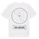 White t-shirt med Skillingenäs t-shirt