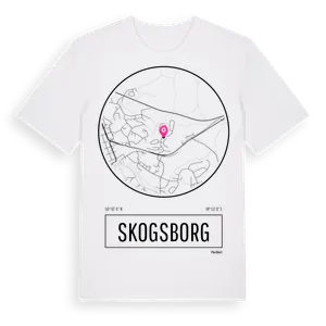 Skogsborg t-shirt – ekologisk bomull t-shirt från Pinshirt