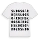 Skogsgården ordlek t-shirt