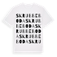 Skrubbeboda ordlek t-shirt