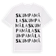 Skumpamåla ordlek t-shirt