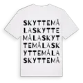 Skyttemåla ordlek t-shirt
