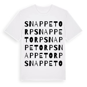 Snappetorp ordlek t-shirt – ekologisk bomull t-shirt från Pinshirt