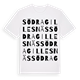 Södra Gillesnäs ordlek t-shirt