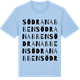 Blue Soul t-shirt med Södra Nabben ordlek t-shirt