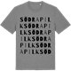 Mid Heather Gray t-shirt med Södra pilk ordlek t-shirt