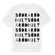 Södra Rödhult ordlek t-shirt