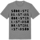 Mid Heather Gray t-shirt med Södra stenlastan ordlek t-shirt