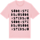 Pink Cotton t-shirt med Södra Stensjö ordlek t-shirt