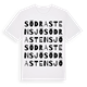 White t-shirt med Södra Stensjö ordlek t-shirt