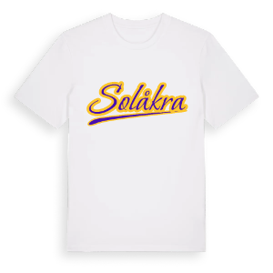 Solåkra baseball t-shirt – ekologisk bomull t-shirt från Pinshirt