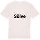 Vintage White t-shirt med Sölve fetstil t-shirt