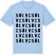 Blue Soul t-shirt med Sölve ordlek t-shirt
