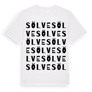 Sölve ordlek t-shirt – ekologisk bomull t-shirt från Pinshirt