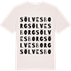 Vintage White t-shirt med Sölvesborg ordlek t-shirt