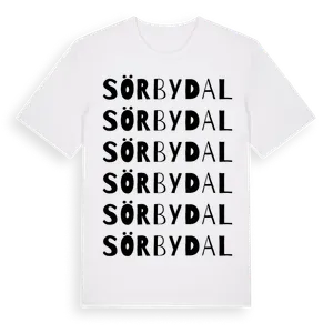 Sörbydal ordlek t-shirt – ekologisk bomull t-shirt från Pinshirt