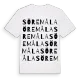 Söremåla ordlek t-shirt
