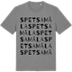 Mid Heather Gray t-shirt med Spetsamåla ordlek t-shirt