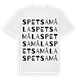 Spetsamåla ordlek t-shirt
